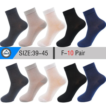 Men’s Bamboo Fiber Mesh Socks 10 Pairs