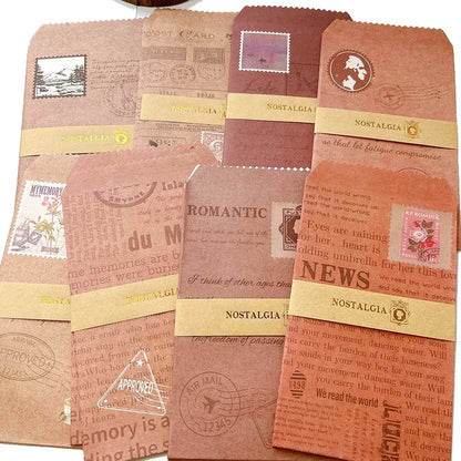Cute Pattern Paper Envelope Set