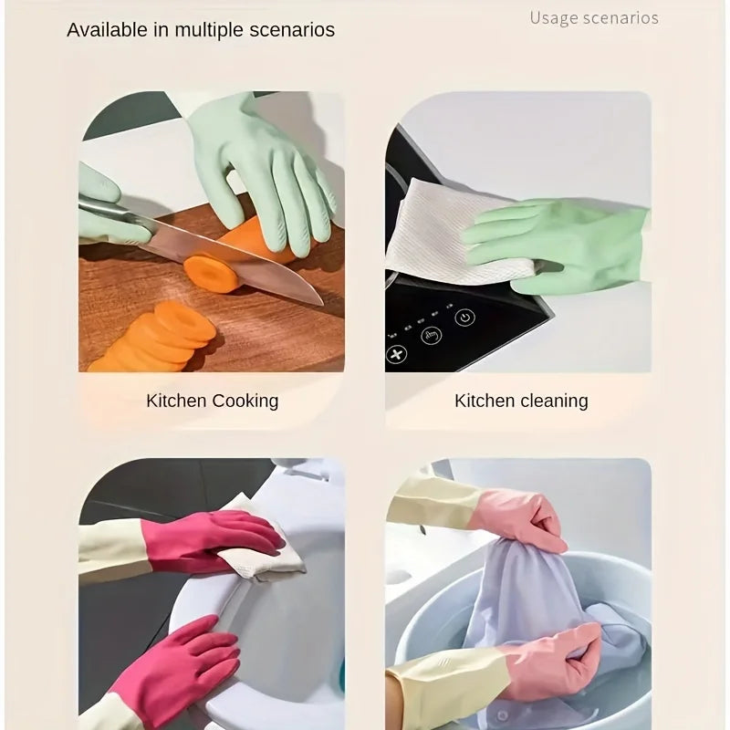 Waterproof Cleaning Gloves Set