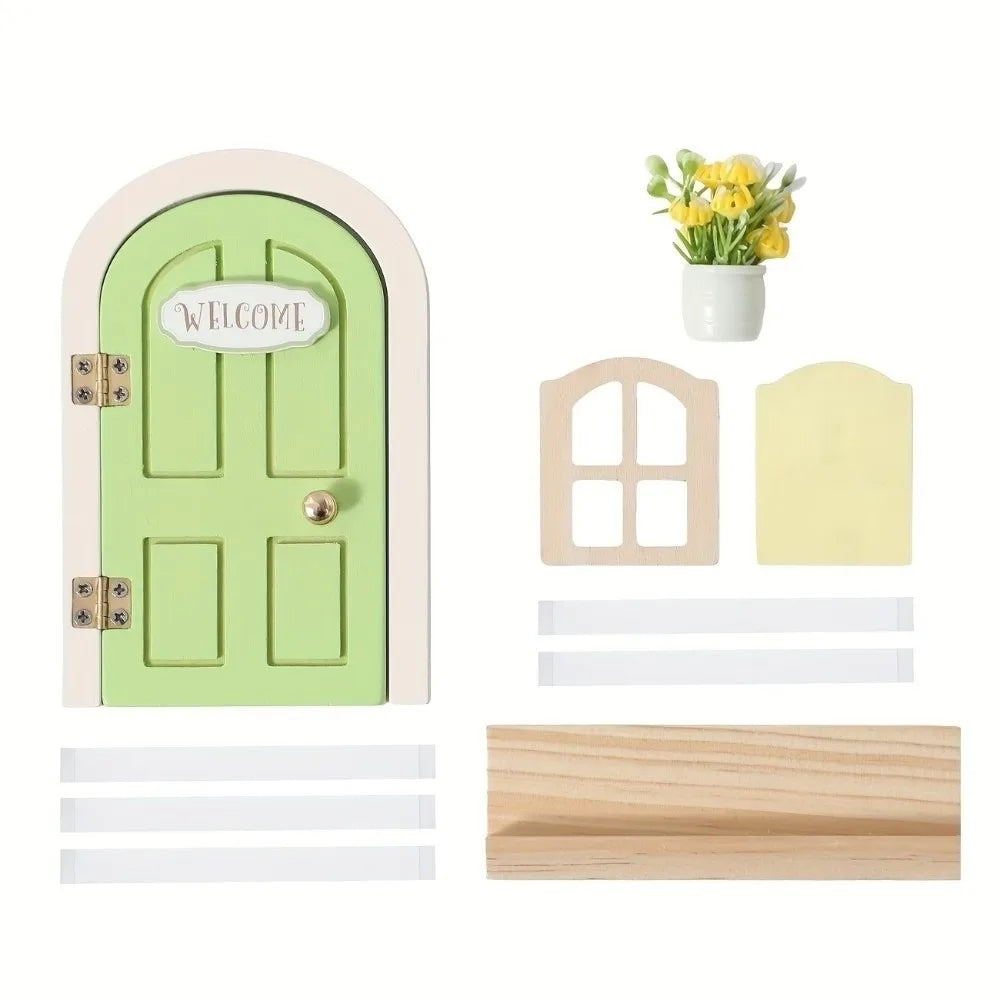 Glow-in-the-Dark Fairy Door Wall Decoration