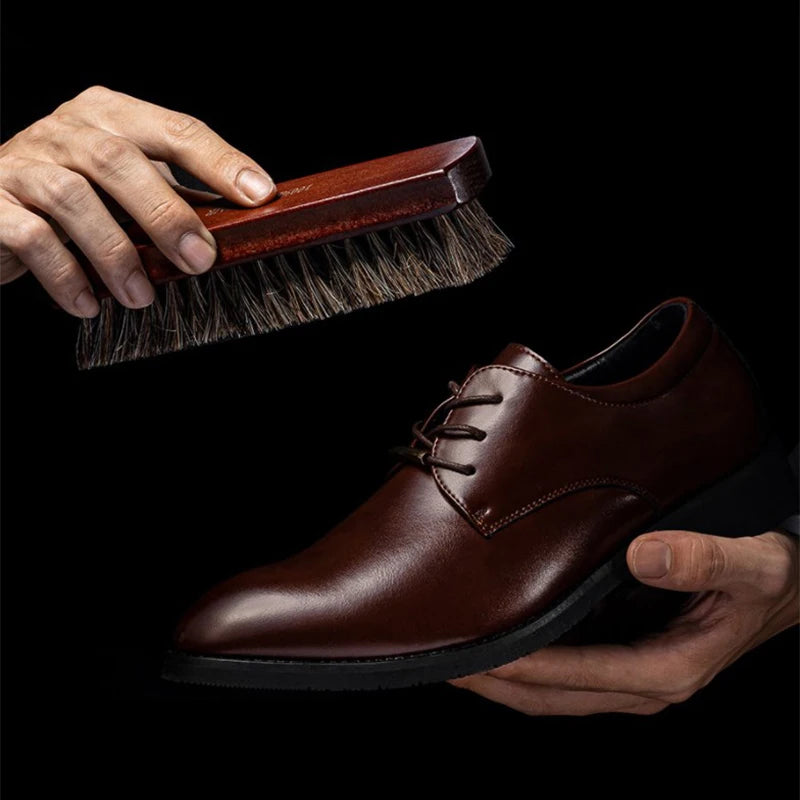 Horsehair Shoe Care Cleaning & Polishing Kit