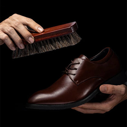 Horsehair Shoe Care Cleaning & Polishing Kit
