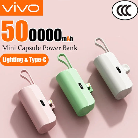VIVO 50000mAh Mini Power Bank with Fast Charging