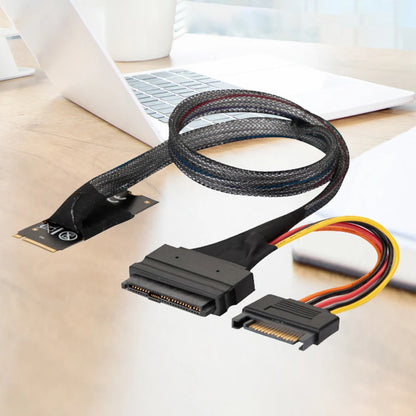 M.2 M-Key to U.2 NVMe SSD Adapter Cable