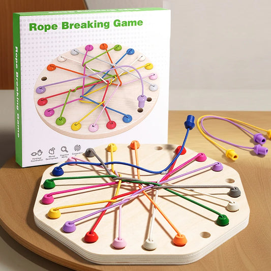 Kid Rope Knots Sensory Social Board Game