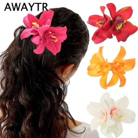 Bohemian Flower Hair Clips