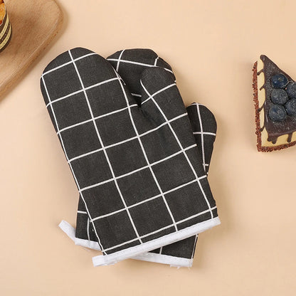 Insulated Kitchen Oven Mitts for Baking, Grilling & Cooking
