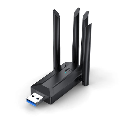 1200M USB 3.0 Dual-Band WiFi Adapter 2.4GHz/5GHz with 4 External Antennas