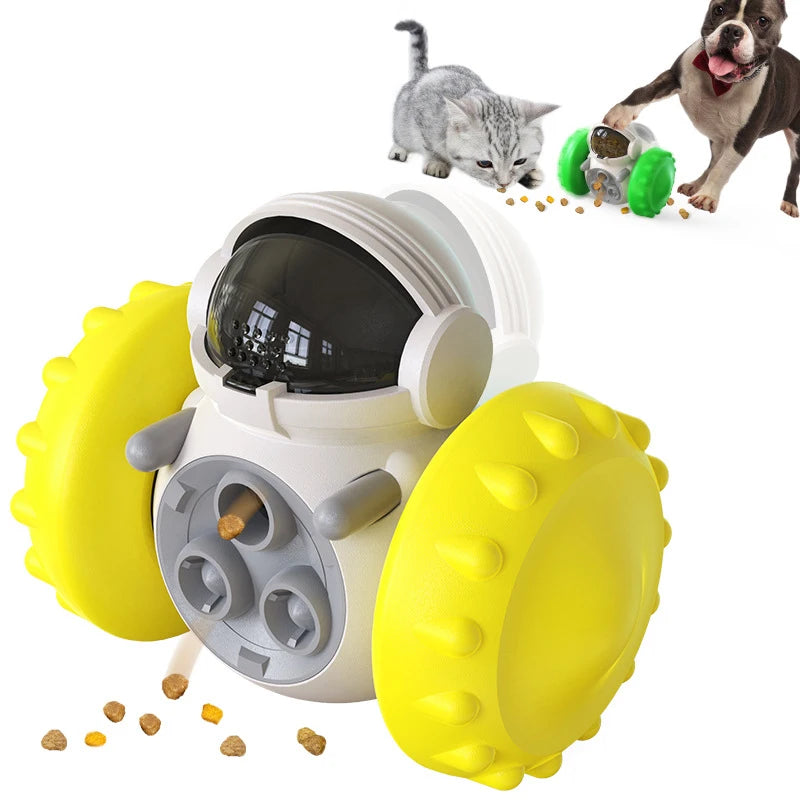 Interactive Dog & Cat Treat Dispensing Tumbler Toy