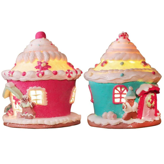 Luminous Christmas Castle Ornament