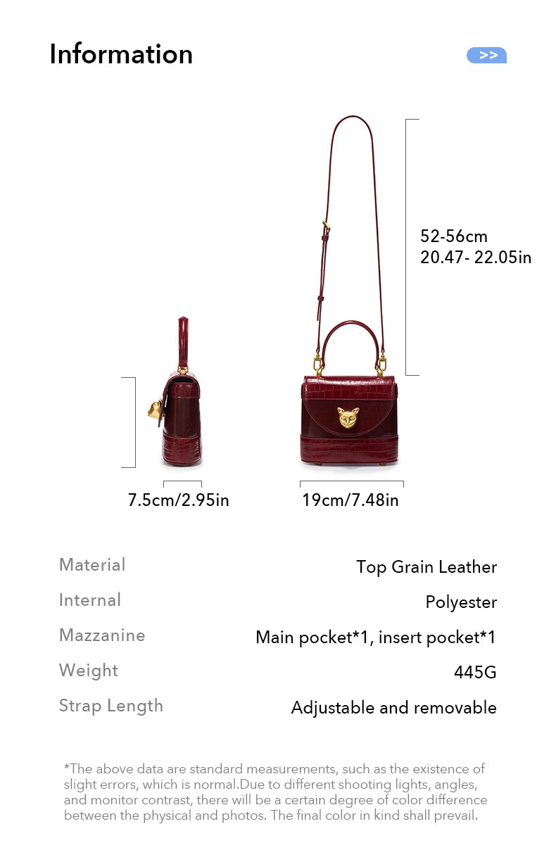 Women’s Premium Leather Top Handle Shoulder Bag