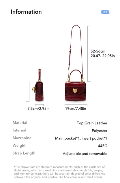 Women’s Premium Leather Top Handle Shoulder Bag