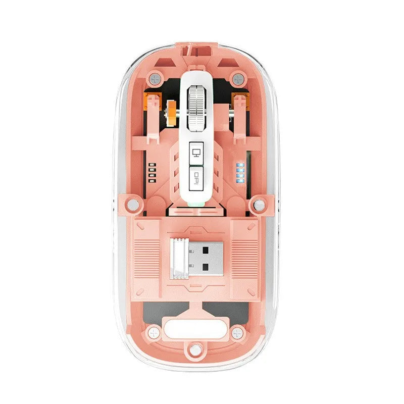 Transparent Wireless Rechargeable Mouse
