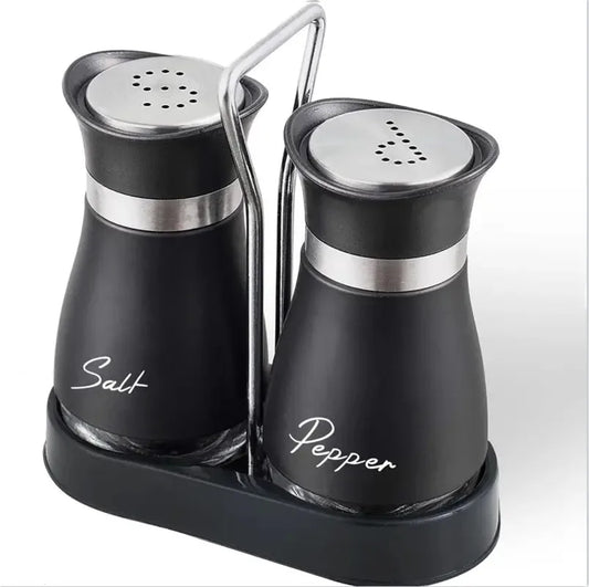 Glass Salt & Pepper Shaker Set