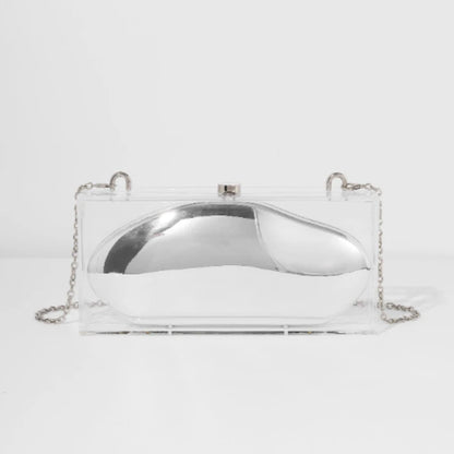 Elegant Acrylic Box Clutch Evening Bag