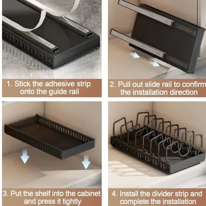 Pull Out Pots & Pans Organizer