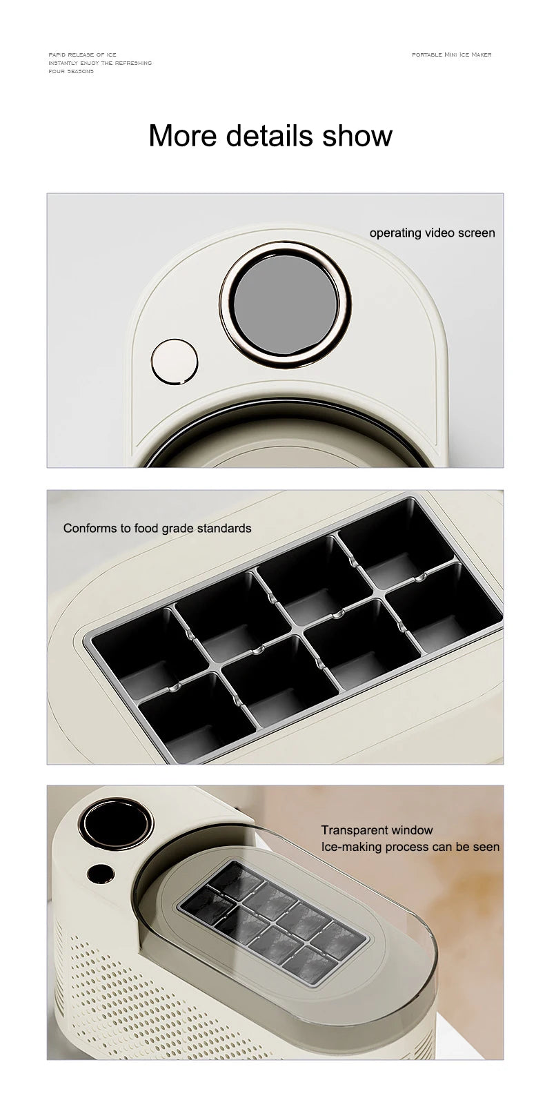 Portable Mini Ice Maker