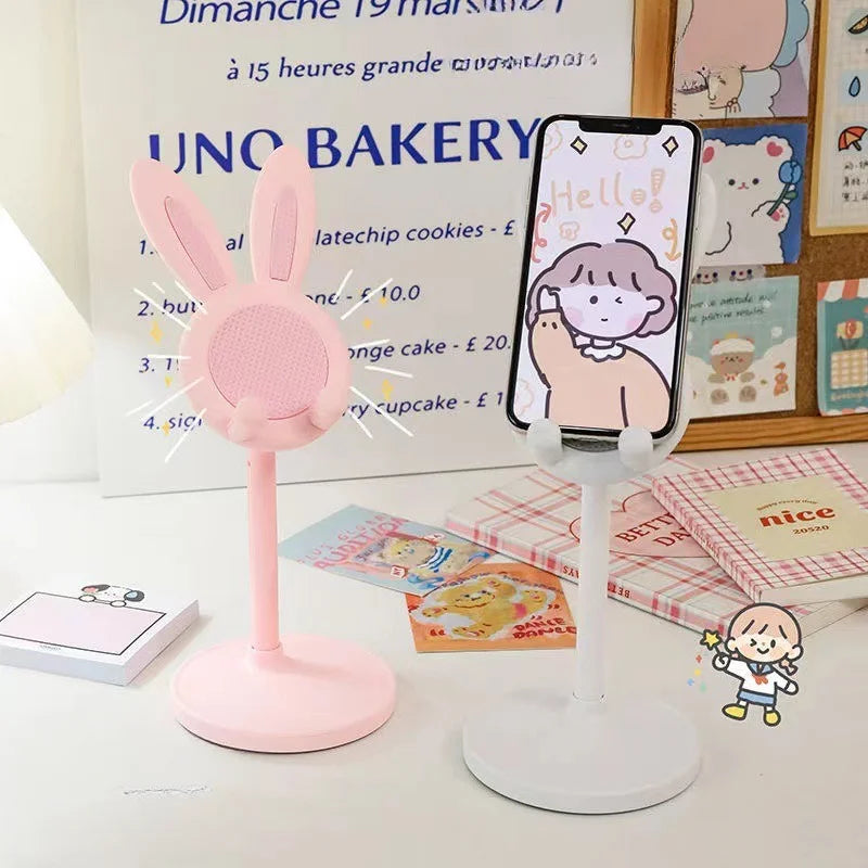 Cute Rabbit Adjustable Phone & Tablet Stand