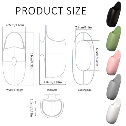 Silicone Rice Scoop Holder Wall Organizer