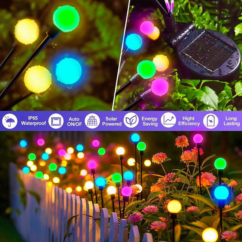 Solar Firefly Garden Lights