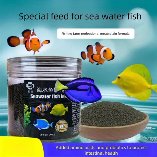 Marine Fish Slow-Sinking Premium Pellets