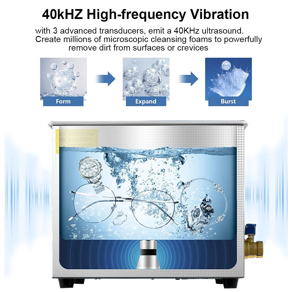 Ultrasonic Heated Cleaning Machine