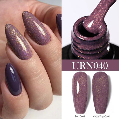 UR SUGAR 7.5ml Glitter Nude Gel Nail Polish