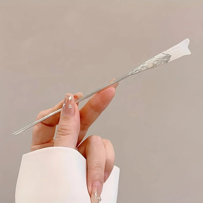 Chinese Style Floral Tassel Hair Stick