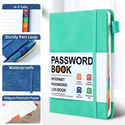 Password Keeper Book with Alphabetical Tabs