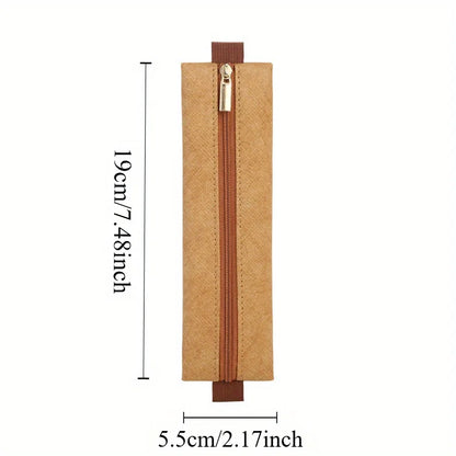 Elastic Zippered Fountain Pen Protective Pouch