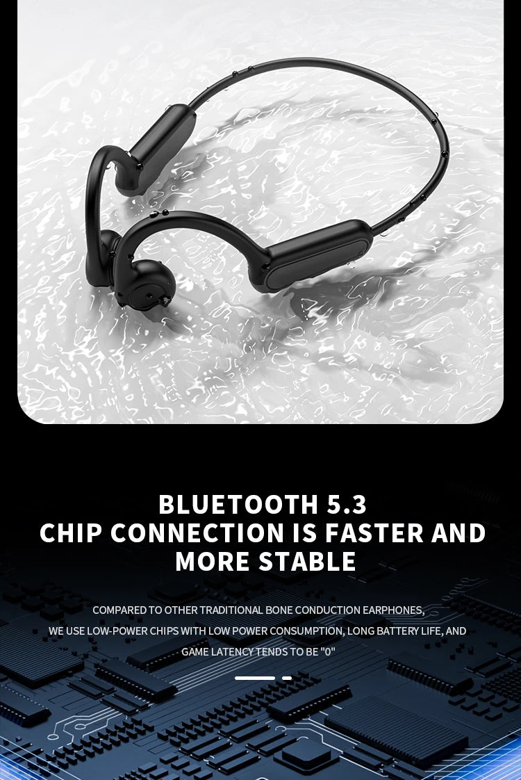Bone Conduction Bluetooth Sports Headphones