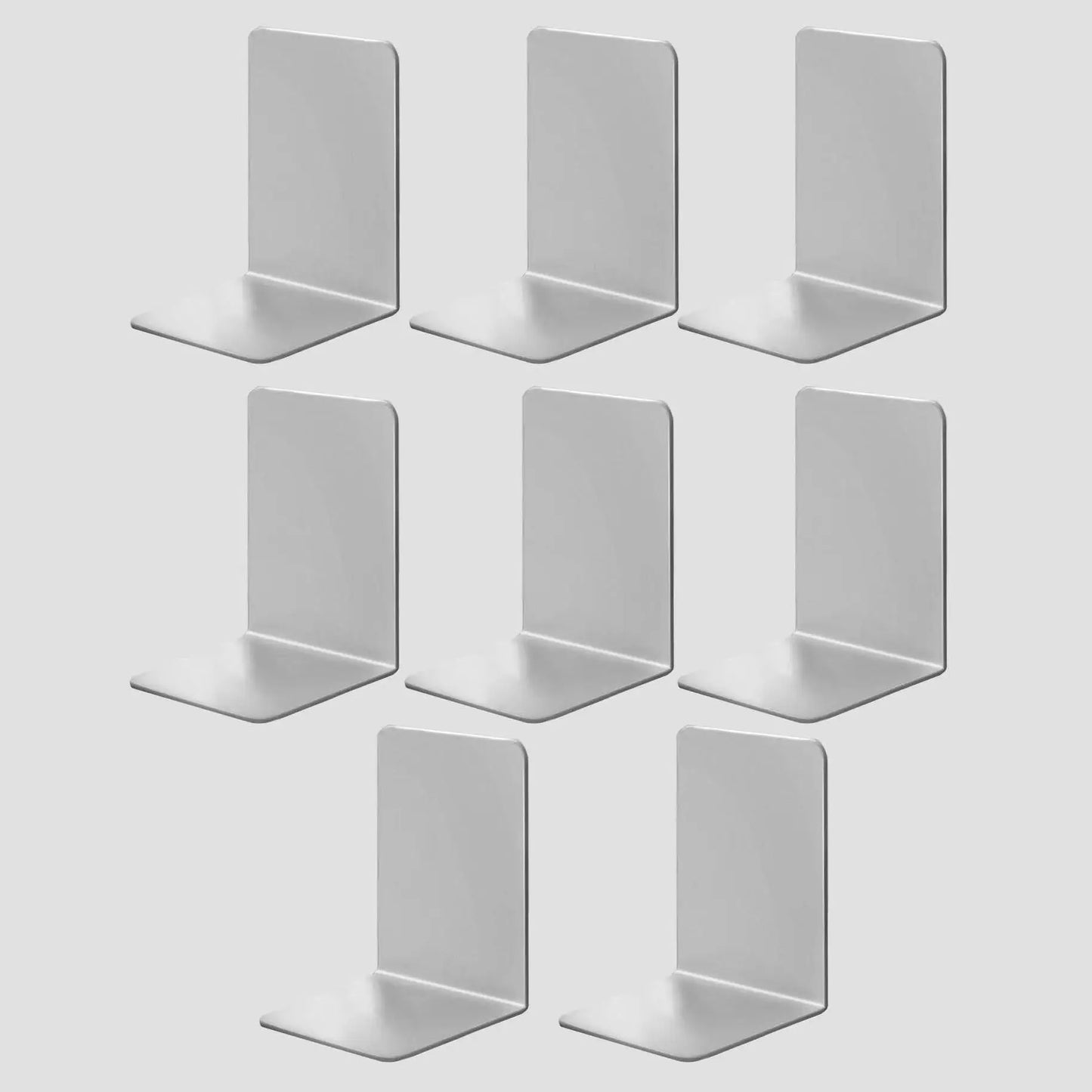 Clear Acrylic Bookends Set