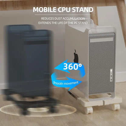 Adjustable Mobile PC Tower Stand