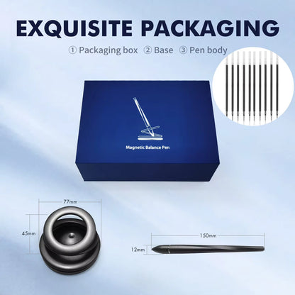 Magnetic Levitating Self-Standing Ballpoint Pen