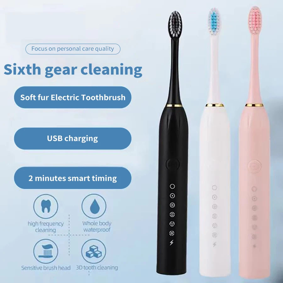 Ultrasonic Electric Rechargeable Toothbrush