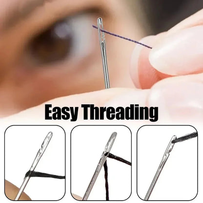 Self-Threading Sewing Needle Set