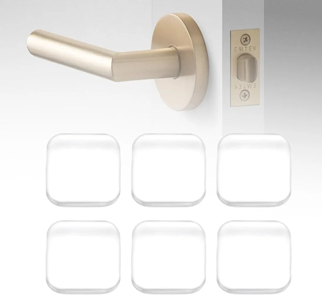 Transparent Self-Adhesive Silicone Door Wall Protector Pads