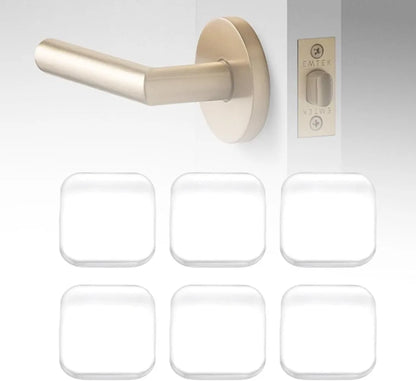 Transparent Self-Adhesive Silicone Door Wall Protector Pads