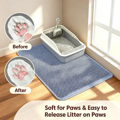 Double-Layer Waterproof Cat Litter Mat