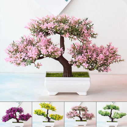Artificial Bonsai Tree in Decorative Pot