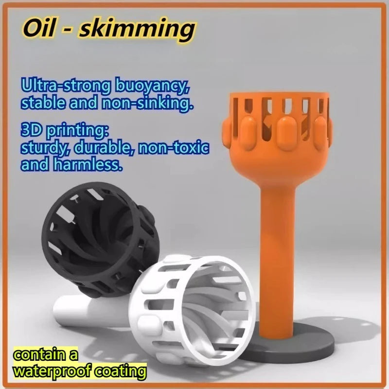 3D Printed Aquarium Surface Skimmer Oil Film Remover
