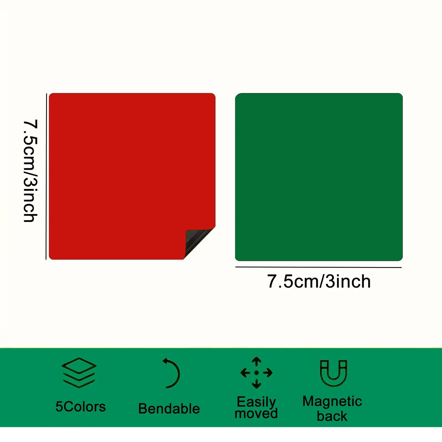 Colorful Magnetic Writable Labels