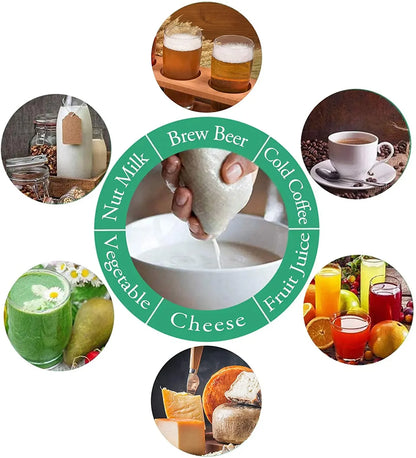 Reusable Fine Mesh Brewing Filter Bag