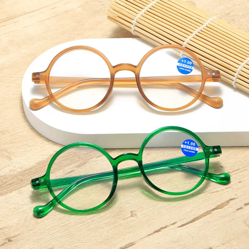 Vintage Round Frame Glasses