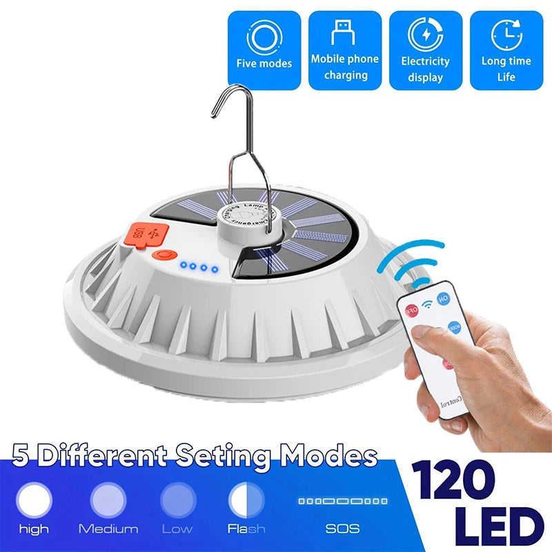 Solar Rechargeable Camping Lantern