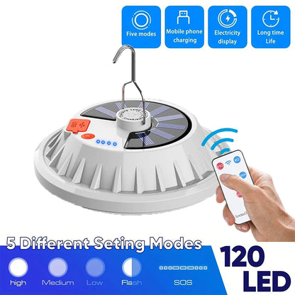 Solar Rechargeable Camping Lantern