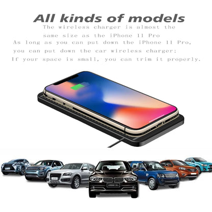 15W Qi Wireless Car Charging Pad