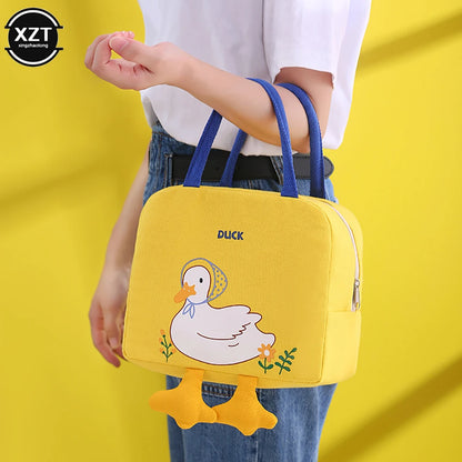 Cute Duck Insulated Lunch Bag