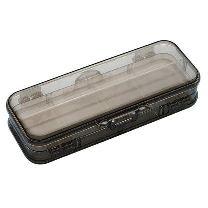 Double Layer Transparent Pencil Case – Large Capacity Stationery Organizer