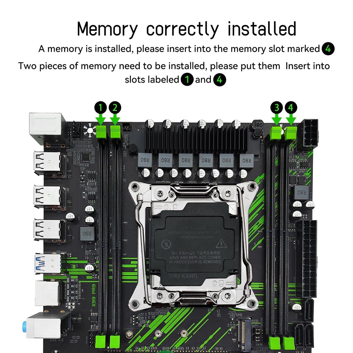 MACHINIST X99 PR9 LGA 2011-3 DDR4 Motherboard
